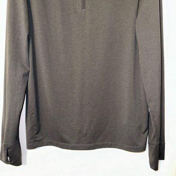 North Face Men’s Charcoal Black Quarter Zip Size Medium NWOT - Picture 2 of 10